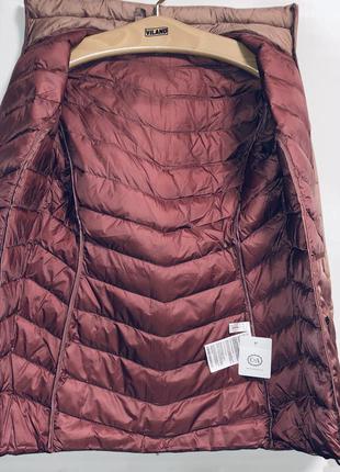 Персикова легенька пухова курточка з сайту c&a в наявності, розмір s3 фото