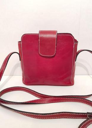 Бесподобная кожаная сумка crossbody borse in pelle италия