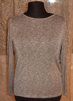 Сексуальная кофточка с запахом на спине, меланж, amisu