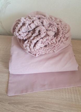 Простирадло на гумці 160х200 140х200 120х200 бязь