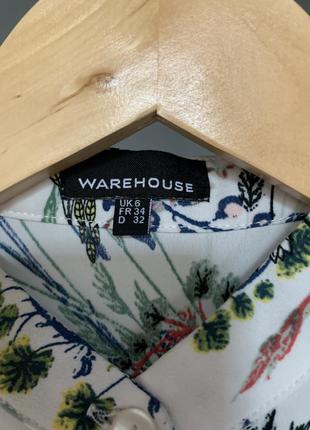 Женская блуза с цветочным принтом warehouse3 фото