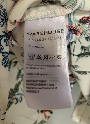 Женская блуза с цветочным принтом warehouse4 фото