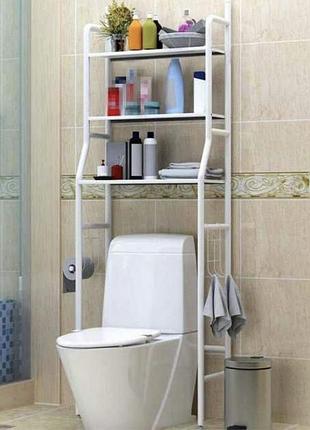 Полиця | стелаж над унітазом | для ванної | металева | 152/48/23 | акція