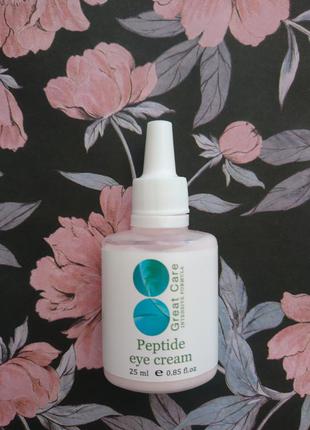 Пептидний крем під очі peptide eye cream great care 25 мл