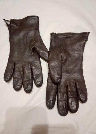 Перчатки кожа 4