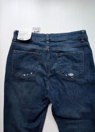 Джинсы на высокий рост topshop moto slouch slim boy рваные джинсы высокая посадк  w30/l36 eur40/uk125 фото