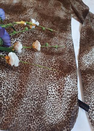 Шелковый тигровый шарфик natur pur(35 см на 167см)2 фото