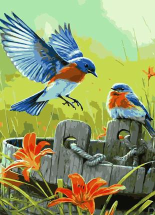 Картина по номерам лавка чудес весенняя песня птиц