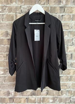 Блейзер, піджак , чорного кольорову ,s, новий,pull&bear🔥1 фото