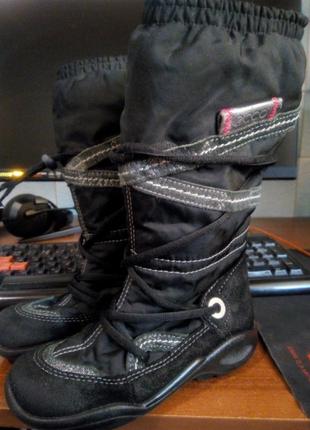 Высокие тёплые зимние сапоги ecco gore-tex. размер 29