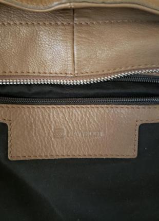 Мягкая кожаная сумка4 фото