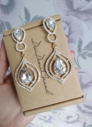 Серьги, серёжки вечерние