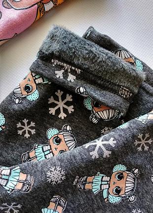 Лосини на хутрі lol primark1 фото