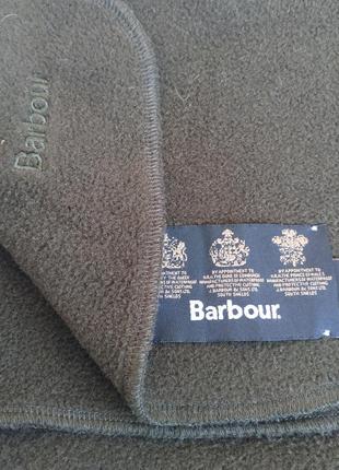 Barbour теплый флисовый шарф.3 фото