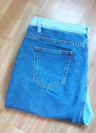 Трендовые джинсы с высокой посадкой и двойным поясом4 фото