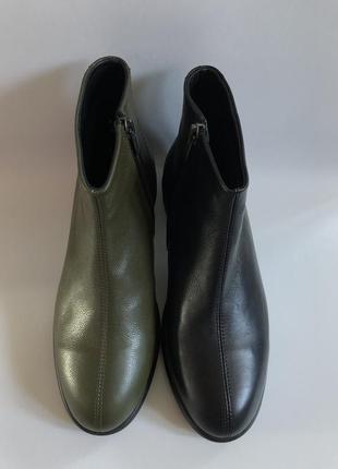 Низькі черевики осінні шкіряні benzo baldini6 фото