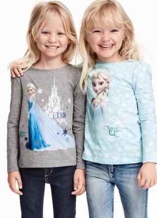 Класні регланчики серії frozen від h&m