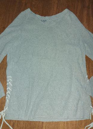 Класний светр зі шнурівкою м-ка2 фото