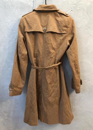 Тренч бежевый коричневый оверсайз трендовый базовый плащ куртка парка debenhams пальто5 фото