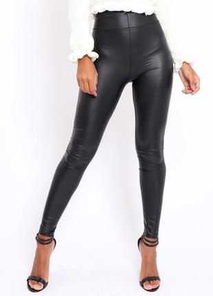 Rebellious лосіни висока талія посадка під шкіру під латекс і вініл легінси s