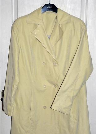 ☀короткий плащ - ветровка - дождевик - пыльник солнечного цвета р-р 46-48 rus