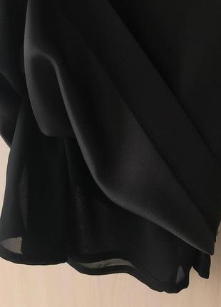Чорне плаття з крепу mango / xs4 фото