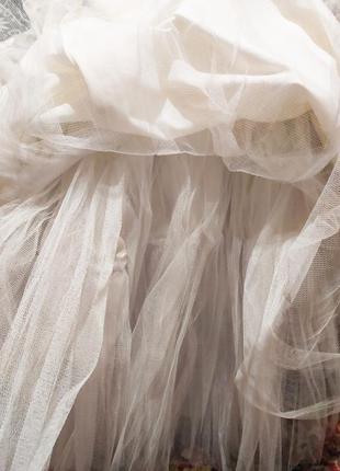 Свадебное платье рыбка русалка очень красивое на худенькую девушку7 фото