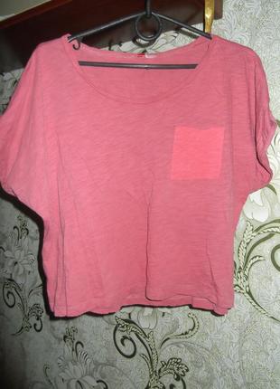 Теракотовая футболочка