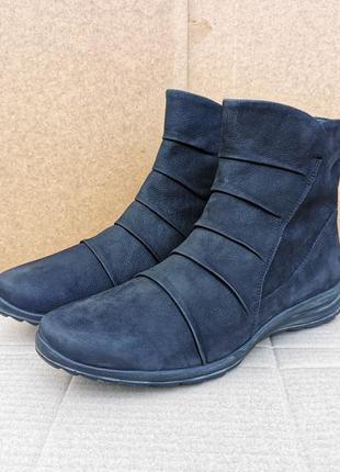 Кожаные демисезонные зимние ботинки gabor 41 р. оригинал сапоги