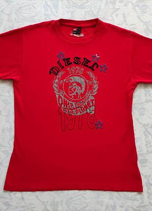 Футболка diesel - 100% хлопок, футболка в идеале