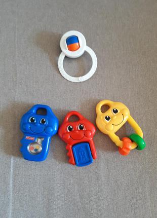 Fisher price погремушка музыкальные ключи2 фото