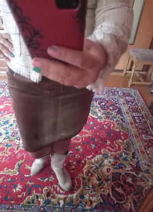 Класна вельветова спідничка