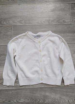 Кофта, кардіган на дівчинку 1-2 роки 86-92 см джордж, george