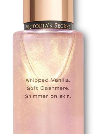 Парфумированный спрей з шимером bare vanilla 💕victoria's secret вікторія сікрет вікторія сікрет оригінал2 фото