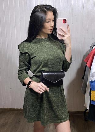 Стильна тепленька сукня