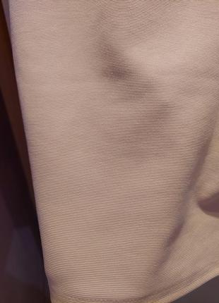 Персиковая юбка- карандаш миди2 фото