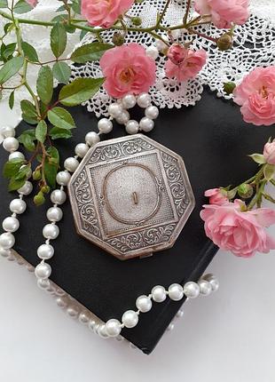 Футляр ленэмальер срср мельхіор в сріблі відбиток радянська вінтаж на засувці колекційна