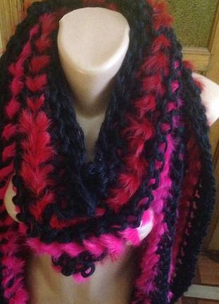 Шарф з хутром