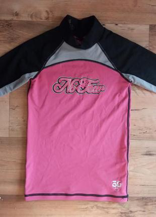 Дитяча купальна сонцезахисна пляжна футболка для плавання для басейну відпочинку