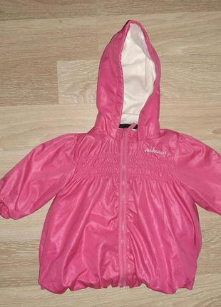 Куртка на флисе на девочку mckenzie от 6 до 1,5 года, италия бренд