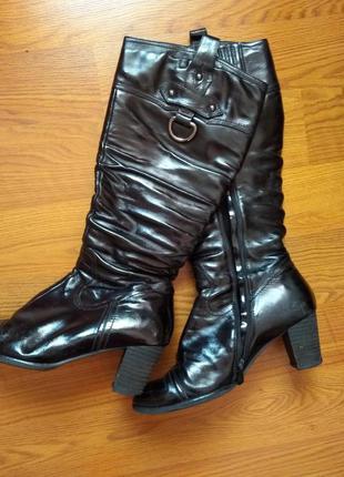 Кожанные сапоги