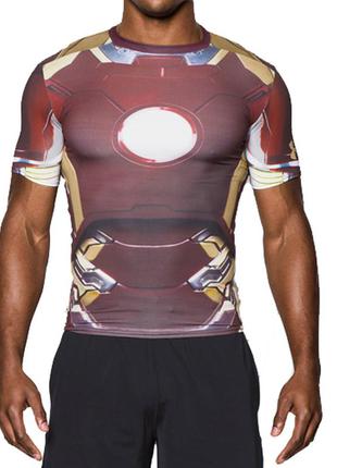 Футболка термо компрессионная мужская under armour alter ego iron man compression1 фото