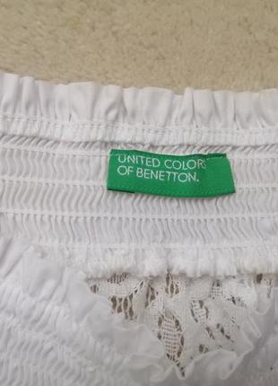 Блуза кружевная united colors of benetton2 фото