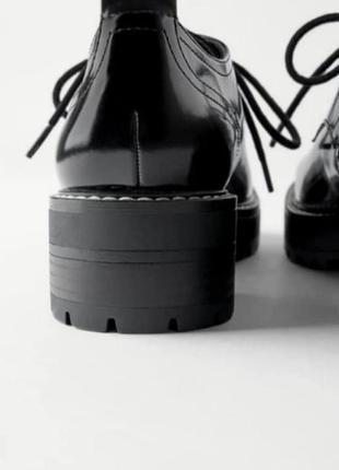 Лаковые ботинки zara4 фото