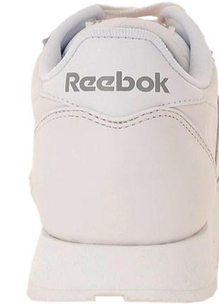 Классические кроссовки нежнейшего молочного цвета  reebok lifestyle (cl lthr)2 фото
