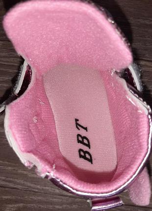 Гламурні черевички з мигалками 21-266 фото