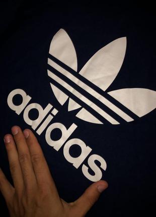 Свитшот кофта худи adidas originals logo большое лого оригинал адидас5 фото