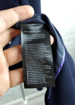 Открытый пиджак блейзер с карманами на молнии calvin klein jeans (xs)3 фото