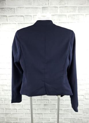 Открытый пиджак блейзер с карманами на молнии calvin klein jeans (xs)8 фото