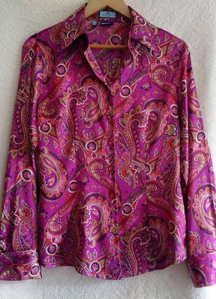 Блуза, рубашка, стиль etro, hawes & curtis, англия